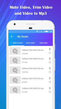 Video to Mp3 : Mute Video /Trim Video/Cut Video 截图 7