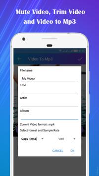 Video to Mp3 : Mute Video /Trim Video/Cut Video 截图 4