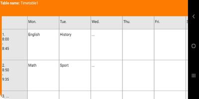 TimetableNotes تصوير الشاشة 3