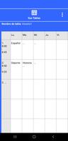TimetableNotes–Notas tablas captura de pantalla 1
