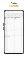 TimetableNotes–Note de tableau Affiche