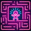 Glowing Maze - Maze Game APK