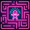 Glowing Maze - Maze Game иконка