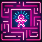 Glowing Maze - Maze Game icono