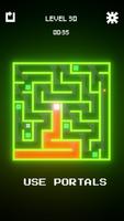 Glowing Maze - Maze Game captura de pantalla 3