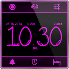 Pink Clock icon