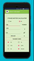 Electrical Motors Calculator تصوير الشاشة 3