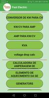 Assistente eletricista, Calculadoras e tabelas Cartaz