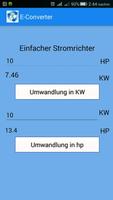 Deutsch, elektrische Konverte: Berechnungen Screenshot 2