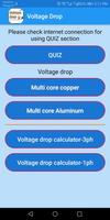 Calculatrice de chute de tension électrique Affiche