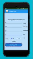Calculatrice de chute de tension électrique capture d'écran 1