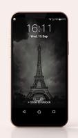 Eiffel Tower Pin Lock Screen poster