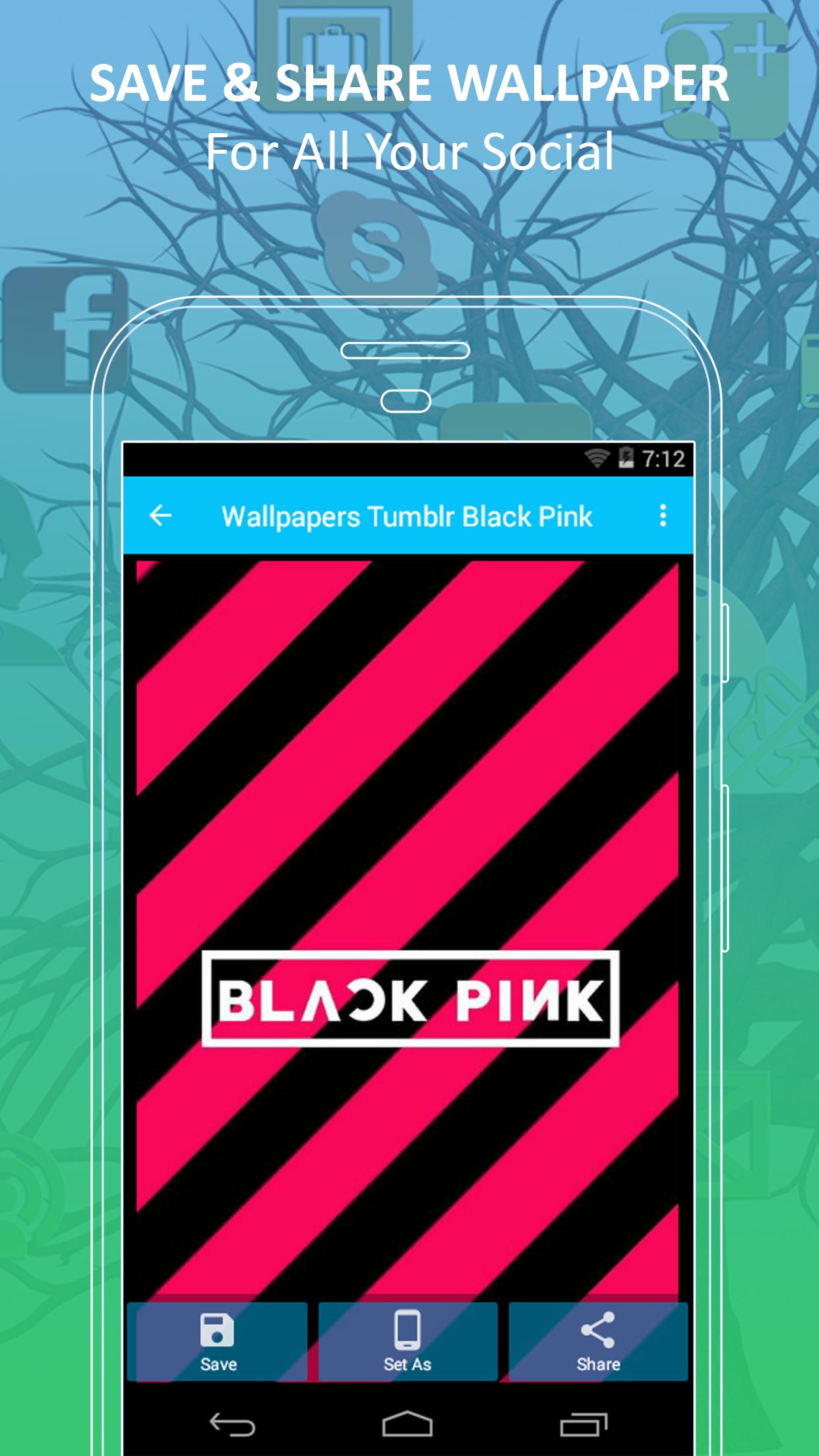 Android 用の Tumblrのブラックピンクの壁紙 Apk をダウンロード