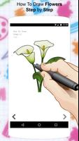 Comment dessiner des fleurs Affiche