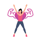 Female Fitness and Health-icoon