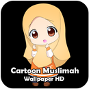 Muslimah dos desenhos animados papel de parede APK