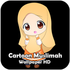 Icona Carta da parati muslimah del fumetto