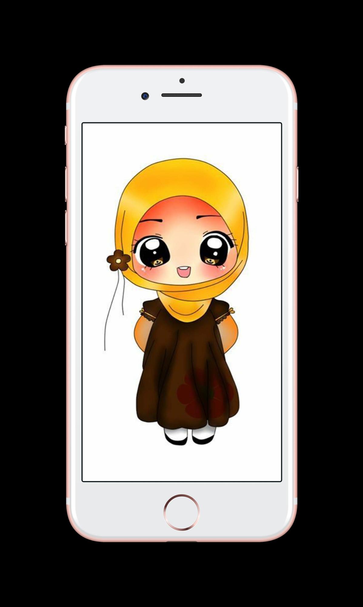 90 Gambar  Kartun  Muslimah Couple Romantis Dunia Kartun 