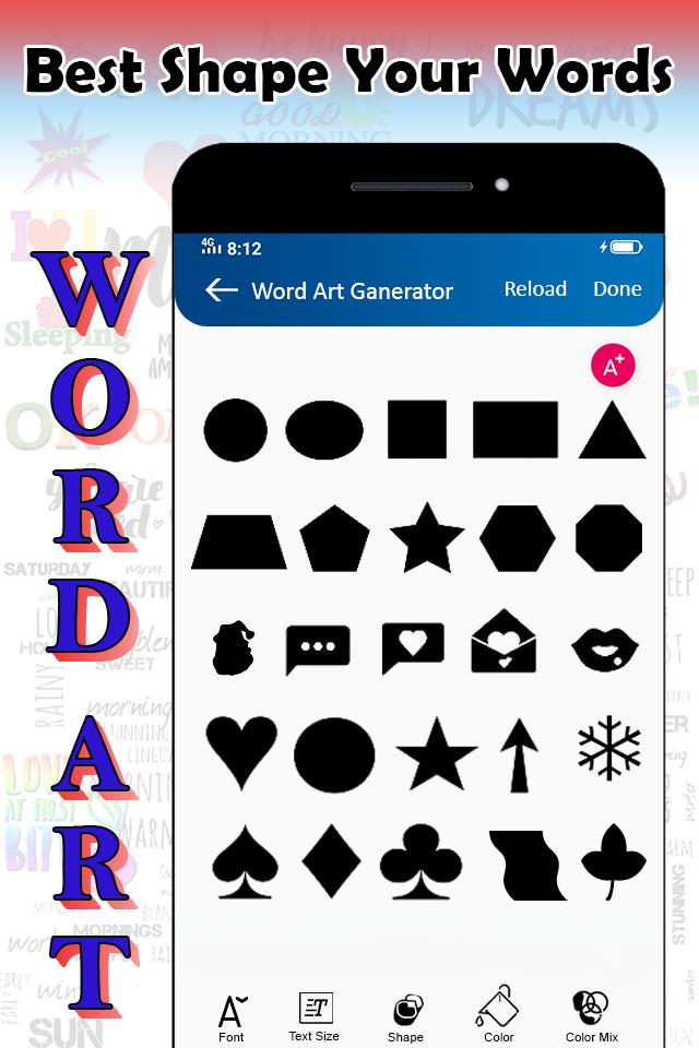 Android용 Word Art Generator Word Cloud Art APK 다운로드