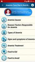 Anemia Care Diet & Nutrition poster