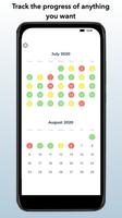 Calendar Progress Tracker Affiche