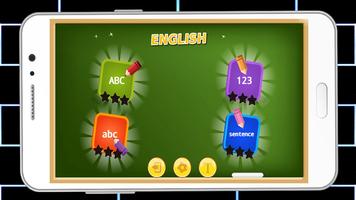Learn English for kids poster