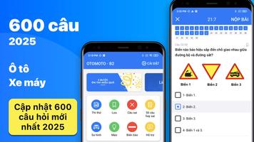 Ôn Thi GPLX 600 Câu Hỏi 2025 Cartaz