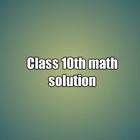 Class 10th Math Solution icône