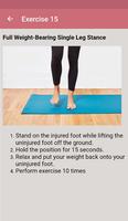 Ankle Sprain Exercises Cartaz