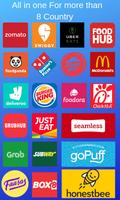All In One food delivery apps - Swiggy Zomato Affiche