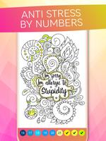 Antistress Coloring By Numbers poster