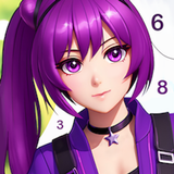 Anime Manga Color by Numbers آئیکن