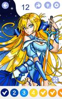 Anime Manga Color por Números captura de pantalla 1
