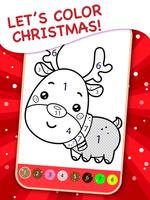 Kids Christmas Coloring Book Affiche