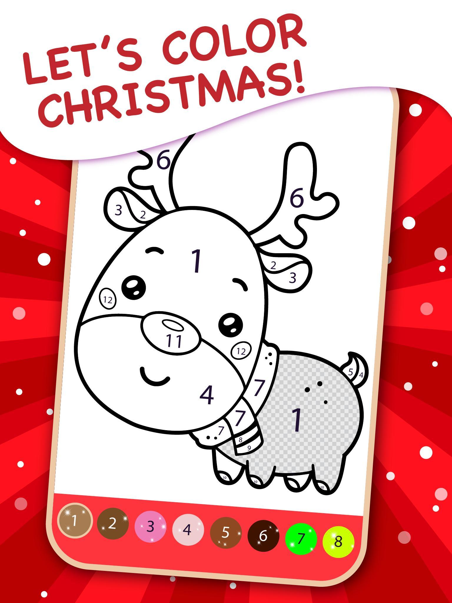 Download Christmas Coloring Book By Numbers For Android Apk Download