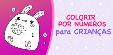 Crianças Colorindo por Números