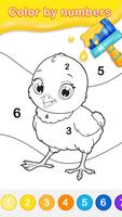 Kids Coloring Book by Numbers Ekran Görüntüsü 1