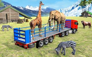 Animal Zoo Transport Simulator الملصق