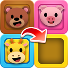 In & Out: Animal Block Sort Zeichen