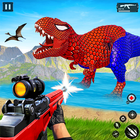 Wild Dino Hunting Animal Games biểu tượng