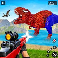 Poster Wild Dino Hunting Animal Games