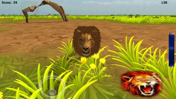 Angry & Wild Lion Simulator capture d'écran 2