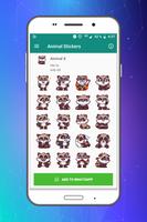 Animal stickers for whatsapp الملصق