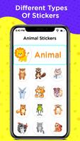 برنامه‌نما WAStickers - Cute Animal Stickers عکس از صفحه