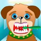Icona dentista per animali gioco