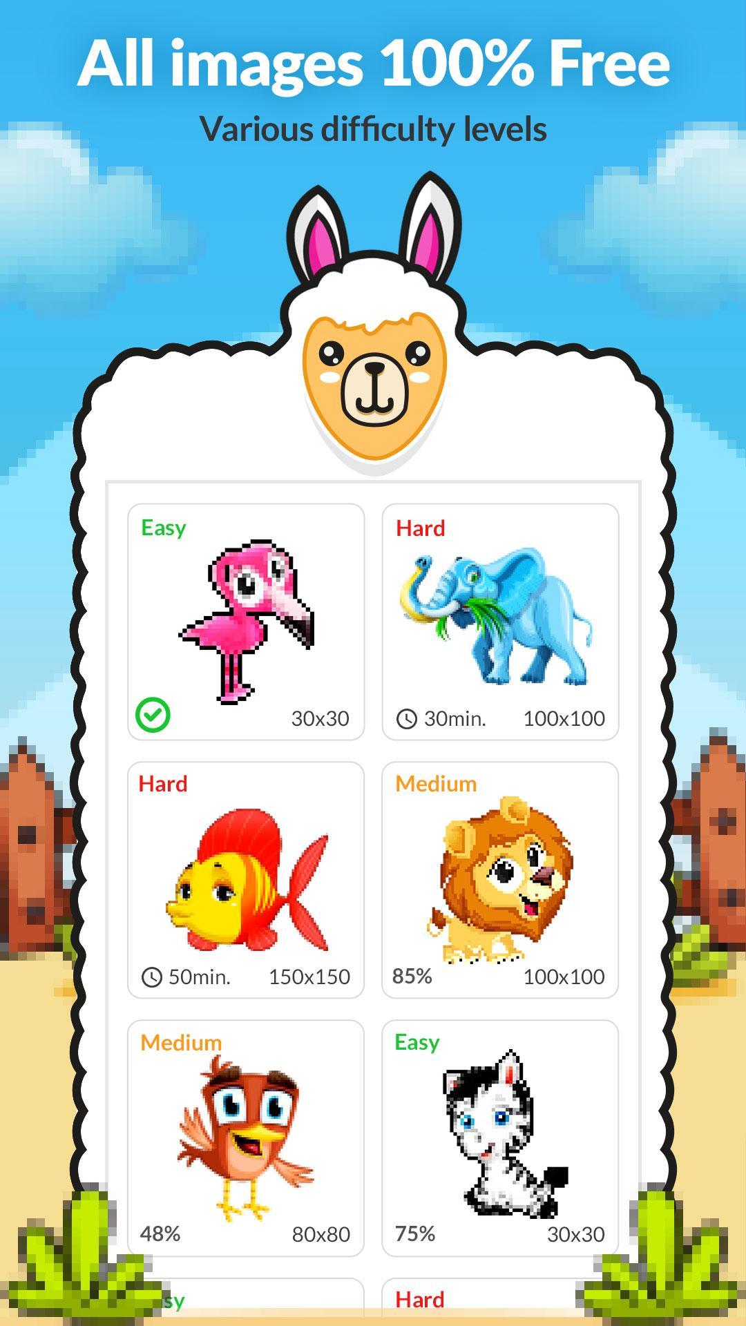 لعبة تلوين الحيوانات حسب الأرقام For Android Apk Download