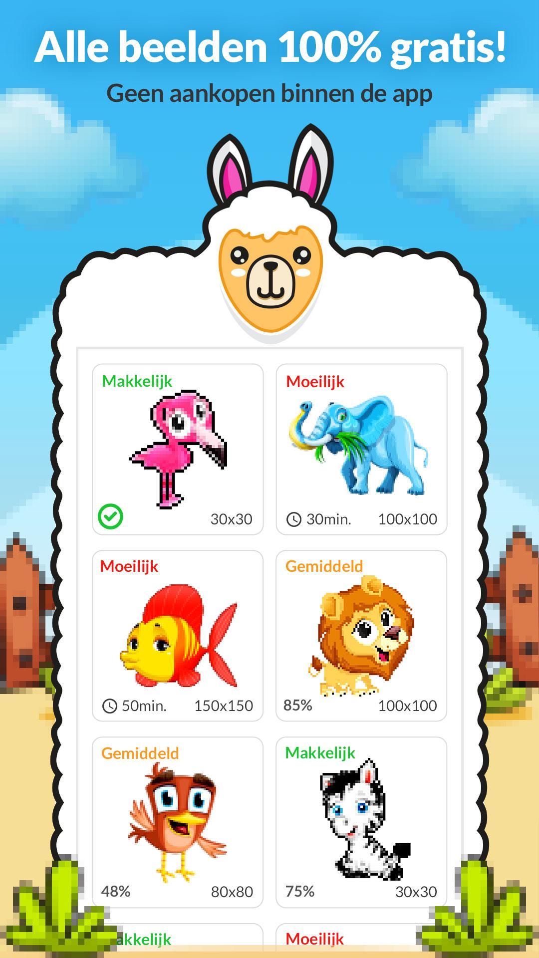 Nieuw Kleuren op Nummer Dieren Kleurplaat for Android - APK Download WL-49