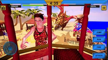 Dragon Simulator Beach & City  capture d'écran 2
