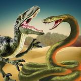 Angry Anaconda vs Dinosaur Sim icône