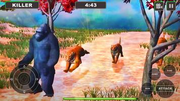 Lion Vs Gorilla capture d'écran 1